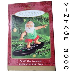 HALLMARK Keepsake Ornament North Pole Network - Vintage Handcrafted - Dated 2000
